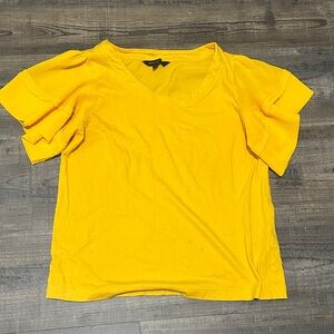 Banana Republic Yellow Short Sleeve Top